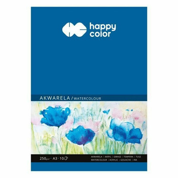 Blok Akwarelowy, Art, A3, 10 Ark, 250G, Happy Color