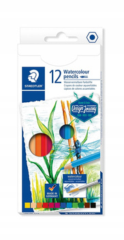 Kredki Akwarelowe, Sześciokątne, Design Journey, 12 Kol., Staedtler