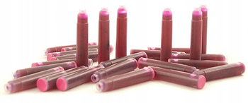 Naboje Do Piór Różowe 25szt Cresco