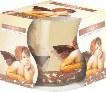 Świeca Zapachowa W Szkle Anioł. Bispol