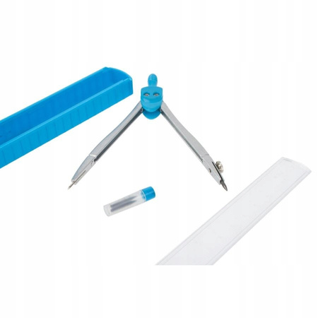 Cyrkiel Metalowy+Grafit Kol Etui Tuba Starpak, 1 sztuka qx