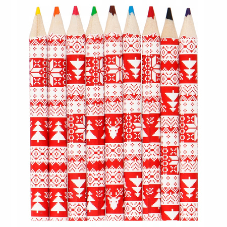 Mini Kredki W Tubie Św. Mikołaj Incood