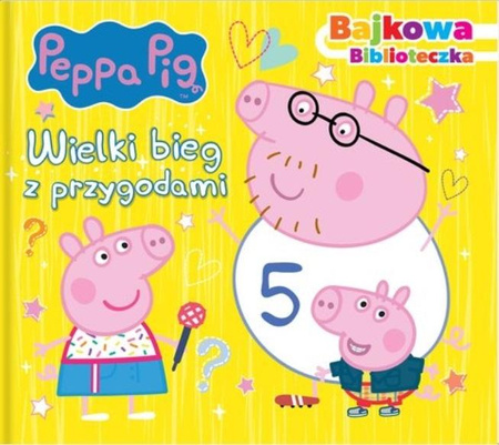 Świnka Peppa Bajkowa Biblioteczka Wielki Bieg Media Rodzina