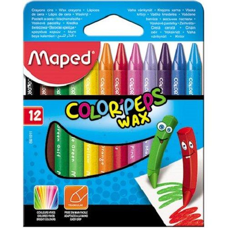 Kredki Colorpeps Świecowe 12 Kolorów Maped