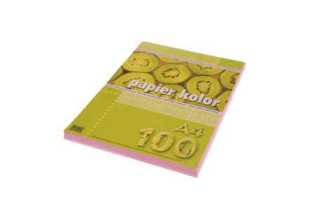 Papier Kolorowy A4-100 J.Różowy Kreska