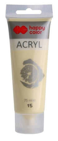 Farba Akrylowa 75Ml, Jasnożółty Limonkowy, Happy Color