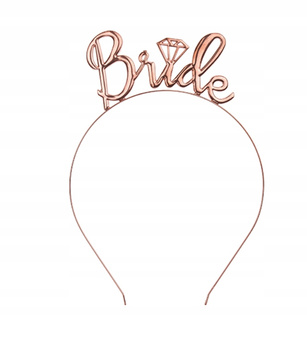 Opaska Bride, Różowe Złoto Partydeco