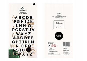 Naklejki Ozdobne Alfabet 2 Ark. Suatelier