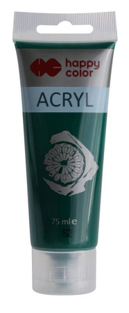 Farba Akrylowa 75Ml, Ciemnozielony, Happy Color