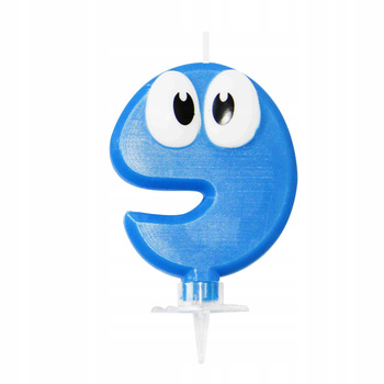 Świeczka Cyferka - Ludek Nr 9 1Szt. 8Cm Arpex