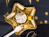 Talerzyki Gwiazdka, Złoty, 18cm Partydeco