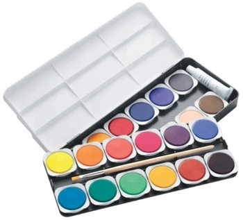 Farby Akwarelowe 24 Kolory United Office Alex.