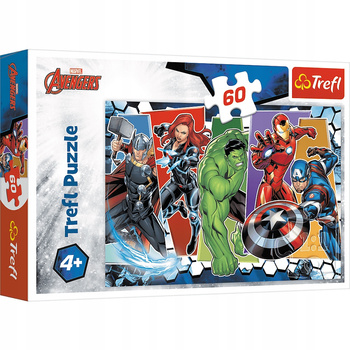 Puzzle 60 Niezwyciężeni Avengersi Trefl