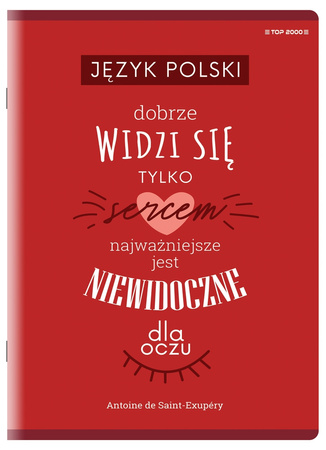 Zeszyt Polski A5 60K Linia Top 2000