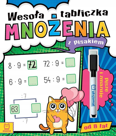 Wesoła Tabliczka Mnożenia Z Pisakiem. Piszę I Zmazuję (Od 8 Lat) Aksjomat