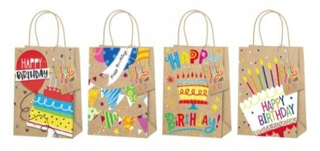 Torebka Prezentowa 26x32 Urodziny Incood