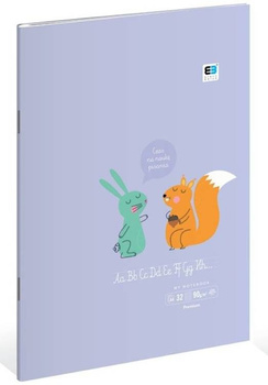 Zeszyt A4 32K 3 Linia Kol.B&B Kids P Interdruk