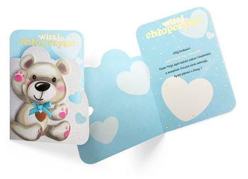 Karnet Dk-784 Narodziny (Chłopczyk) Kukartka