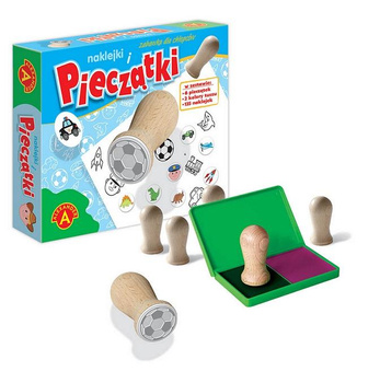 Pieczątki Naklejki. Zabawka dla chłopców.
