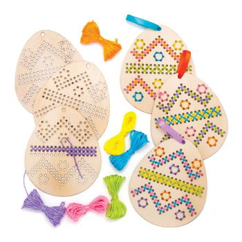 Drewniany Zestaw Kreatywny - Pisanki Z Haftem Arpex