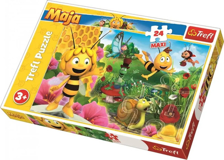 Puzzle 24 Maxi W Świecie Pszczółki Mai Trefl (qx)