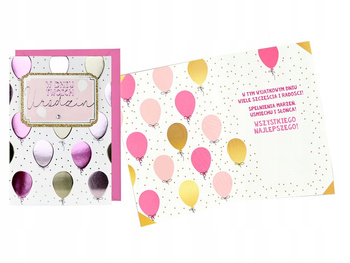 Karnet Dk-827 Urodziny (Balony) Kukartka