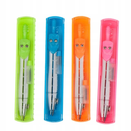 Cyrkiel Metalowy+Grafit Kol Etui Tuba Starpak, 1 sztuka qx