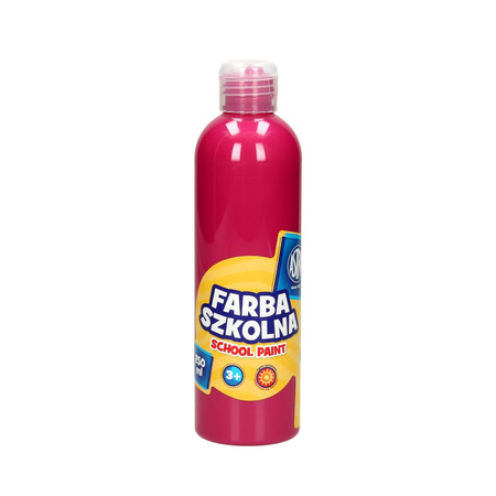 Farba Szkolna 250Ml Różowa 8186 Astra