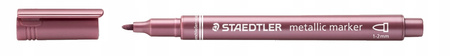 Marker Metaliczny, Okrągła Końcówka, Czerwony Happy Color, 1 sztuka