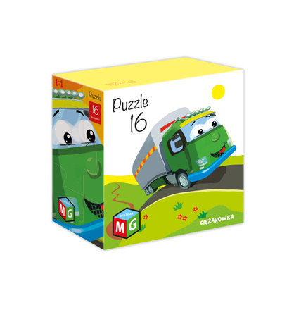 Puzzle 16 Elementów- Ciężarówka Multigra