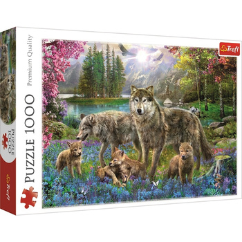 Puzzle 1000 Wilcza Rodzina Trefl