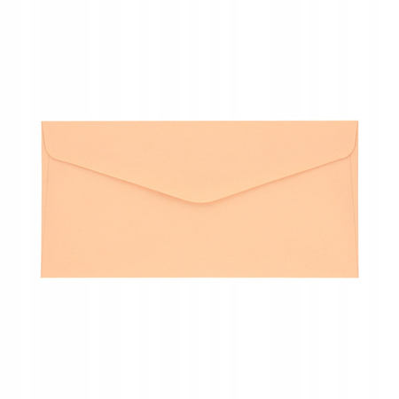Koperta Dl Gładki Brzoskwi.120g 10szt Galeria Papieru