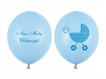 Balony 30 Cm Nasz Mały Chłopczyk, P. Blue Partydeco