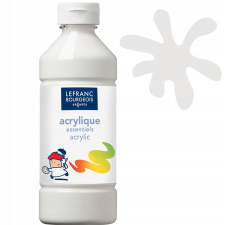 Farba Akrylowa 500ml Biała Lefranc Bourgeois