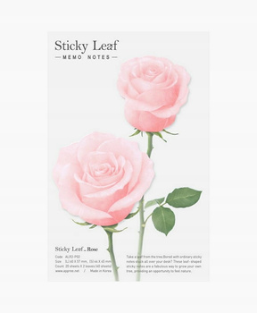 Kartki Samoprzylepne Róża Różowa M Appree