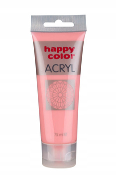 Farba Akrylowa 75Ml, Róż Pudrowy Pastelowy, Happy Color