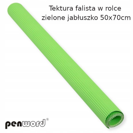 Tektura Falista W Rolce Zielone Jabłuszko 50x70cm Penword