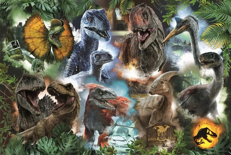 Puzzle 300 Ulubione Dinozaury Trefl