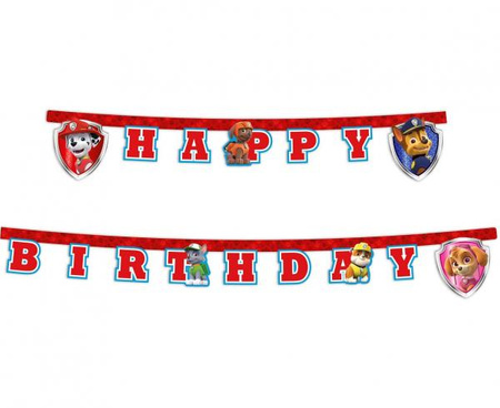 Banner Urodzinowy Paw Patrol Ready For Action, 1 Szt. Godan
