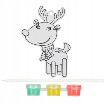 BN-Świąteczny Witrażyk Z Farbkami Arpex