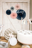 Baner Wedding, Srebrny, 16,5X45Cm Partydeco