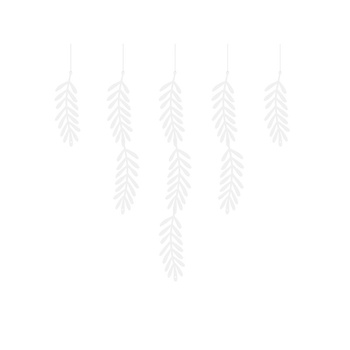 Girlanda Gałązki, Biały, 1,8m Partydeco