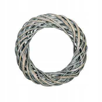 Wianek Wiklinowy 25 Cm Szary DpCraft