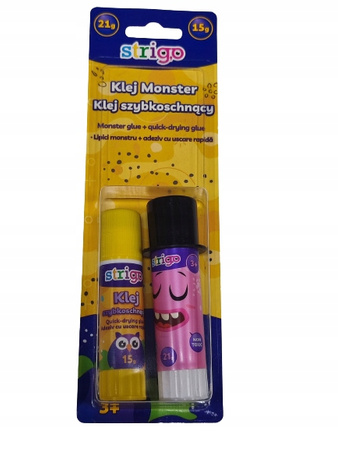 Klej Monster+Klej Szybkoschnący Strigo
