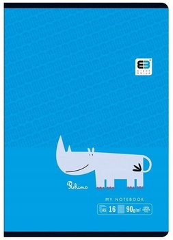 Zeszyt A5 16 Linia Kolor Black&Blue Interdruk