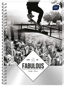 Kołozeszyt B5 100 Marginesy Metaliczny Interdruk