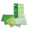 Blok Deco Green A4, 170G, 20 Ark, 5 Kol. Tonacja Zielona, Happy Color
