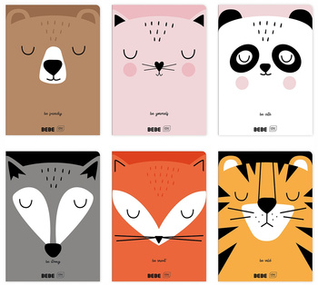 Zeszyt A5 32 Kol3 Linia 90g Bb Friends Interdruk