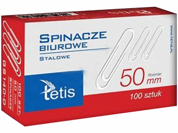 Spinacze 50 Tetis