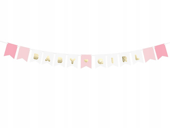 Baner Baby Girl, Mix, 15 X 175 Cm Partydeco